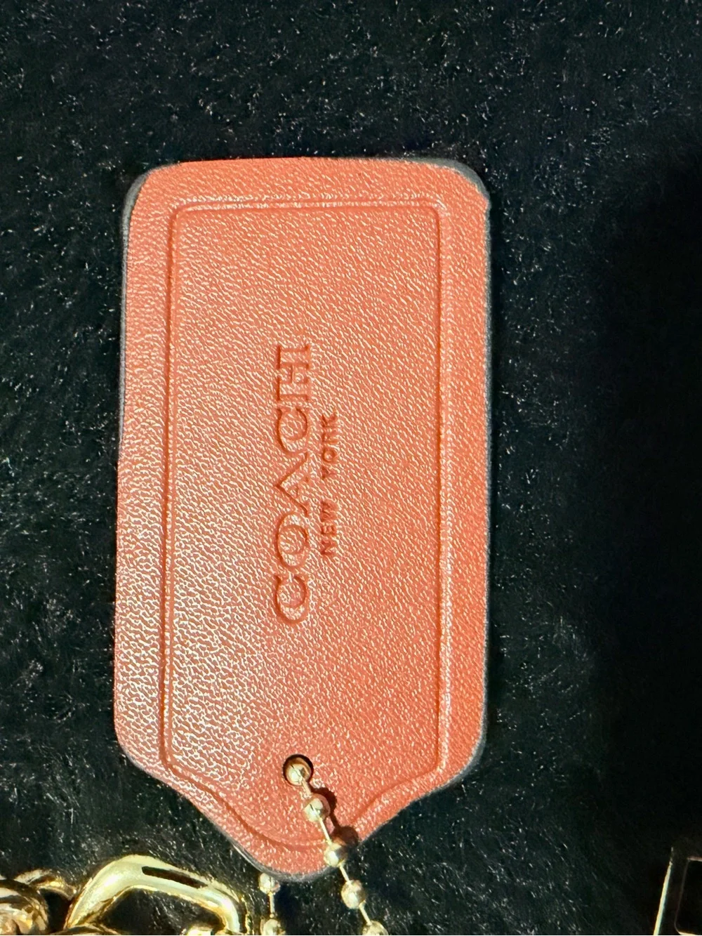 Coach Signature Monogram Shoulder Bag – Brown & Rust